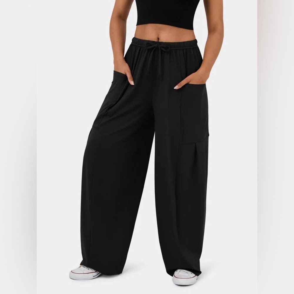 Drawstring Wide Leg Pants - Picture 7 of 12